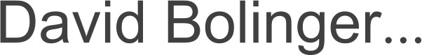 David Bolinger...